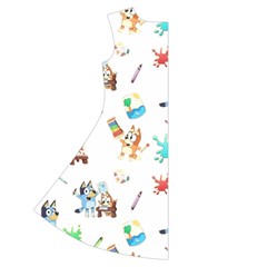 Bluey, Bluey merch, Bluey pattern, Bluey Bluey, bingo, Bluey design, bluey dog Short Sleeve V Back Left