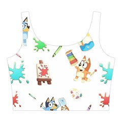 Bluey, Bluey merch, Bluey pattern, Bluey Bluey, bingo, Bluey design, bluey dog Midi Sleeveless Dress from ArtsNow.com Top Back