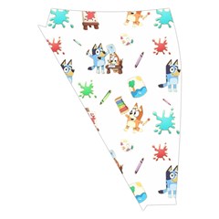 Bluey, Bluey merch, Bluey pattern, Bluey Bluey, bingo, Bluey design, bluey dog Midi Wrap Pencil Skirt from ArtsNow.com Front Left