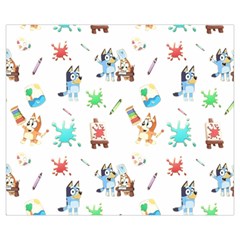 Bluey, Bluey merch, Bluey pattern, Bluey Bluey, bingo, Bluey design, bluey dog Medium Tote Bag from ArtsNow.com Back