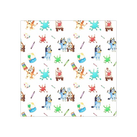 Bluey, Bluey merch, Bluey pattern, Bluey Bluey, bingo, Bluey design, bluey dog Square Tapestry (Small) from ArtsNow.com Front