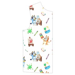 Bluey, Bluey merch, Bluey pattern, Bluey Bluey, bingo, Bluey design, bluey dog Kid s Button Up Puffer Vest from ArtsNow.com Front Right