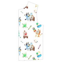 Bluey, Bluey merch, Bluey pattern, Bluey Bluey, bingo, Bluey design, bluey dog Kid s Button Up Puffer Vest from ArtsNow.com Front Left