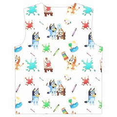 Bluey, Bluey merch, Bluey pattern, Bluey Bluey, bingo, Bluey design, bluey dog Kid s Button Up Puffer Vest from ArtsNow.com Back