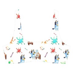 Bluey, Bluey merch, Bluey pattern, Bluey Bluey, bingo, Bluey design, bluey dog Cross Back Hipster Bikini Set from ArtsNow.com Front