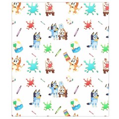 Bluey, Bluey merch, Bluey pattern, Bluey Bluey, bingo, Bluey design, bluey dog Belt Pouch Bag (Large) from ArtsNow.com Back Strap