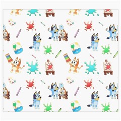 Bluey, Bluey merch, Bluey pattern, Bluey Bluey, bingo, Bluey design, bluey dog Roll Up Canvas Pencil Holder (S) from ArtsNow.com Front