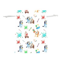 Bluey, Bluey merch, Bluey pattern, Bluey Bluey, bingo, Bluey design, bluey dog Lightweight Drawstring Pouch (S) from ArtsNow.com Back