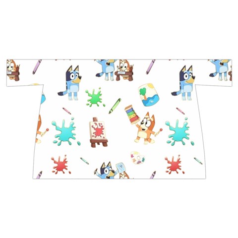 Bluey, Bluey merch, Bluey pattern, Bluey Bluey, bingo, Bluey design, bluey dog Wristlet Pouch Bag (Small) from ArtsNow.com Front