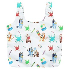 Bluey, Bluey merch, Bluey pattern, Bluey Bluey, bingo, Bluey design, bluey dog Full Print Recycle Bag (XXL) from ArtsNow.com Front