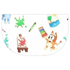 Bluey, Bluey merch, Bluey pattern, Bluey Bluey, bingo, Bluey design, bluey dog Make Up Case (Medium) from ArtsNow.com Side Left