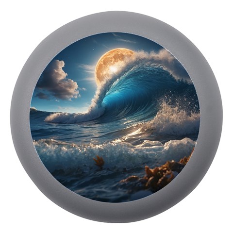 Ocean Sea Waves Dento Box with Mirror from ArtsNow.com Front