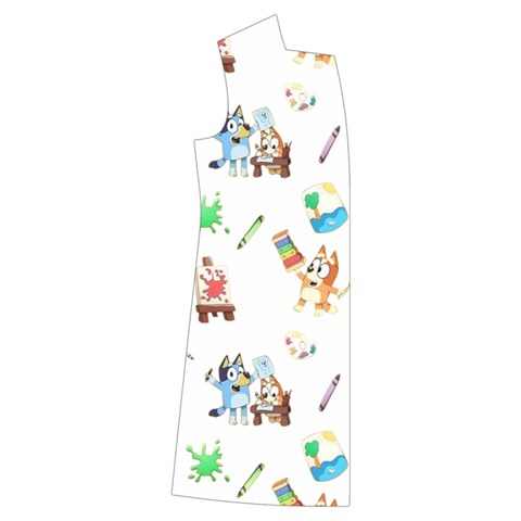 Bluey, Bluey merch, Bluey pattern, Bluey Bluey, bingo, Bluey design, bluey dog Kids  Long Sleeve Velvet Lounge Robe from ArtsNow.com Front Right