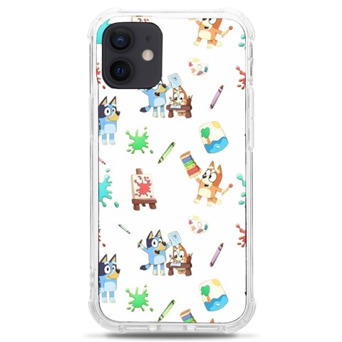Bluey, Bluey merch, Bluey pattern, Bluey Bluey, bingo, Bluey design, bluey dog iPhone 12 mini TPU UV Print Case	 from ArtsNow.com Front