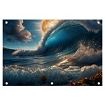 Ocean Sea Waves Banner and Sign 6  x 4 
