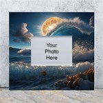 Ocean Sea Waves White Wall Photo Frame 5  x 7 