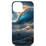Ocean Sea Waves iPhone 14 Black UV Print PC Hardshell Case