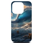Ocean Sea Waves iPhone 14 Pro Black UV Print PC Hardshell Case