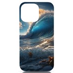 Ocean Sea Waves iPhone 14 Pro Max Black UV Print PC Hardshell Case