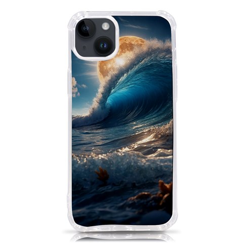 Ocean Sea Waves iPhone 14 Plus TPU UV Print Case from ArtsNow.com Front