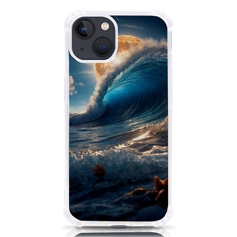 Ocean Sea Waves iPhone 13 TPU UV Print Case from ArtsNow.com Front