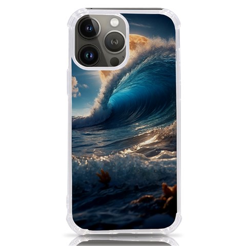 Ocean Sea Waves iPhone 13 Pro Max TPU UV Print Case from ArtsNow.com Front