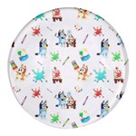 Bluey, Bluey merch, Bluey pattern, Bluey Bluey, bingo, Bluey design, bluey dog Round Glass Fridge Magnet (4 pack) Bluey, Bluey merch, Bluey pattern, Bluey Bluey, bingo, Bluey design, bluey dog Round Glass Fridge Magnet (4 pack)