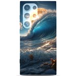 Ocean Sea Waves Samsung Galaxy S24 Ultra 6.9 Inch Black TPU UV Case