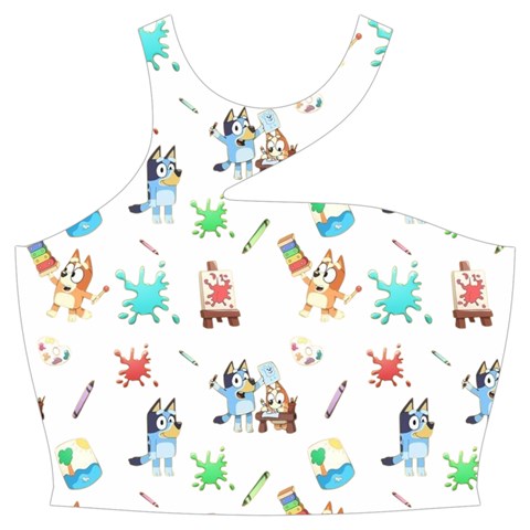 Bluey, Bluey merch, Bluey pattern, Bluey Bluey, bingo, Bluey design, bluey dog Cut Out Top from ArtsNow.com Front