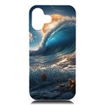 Ocean Sea Waves iPhone 16 Plus Black UV Print PC Hardshell Case
