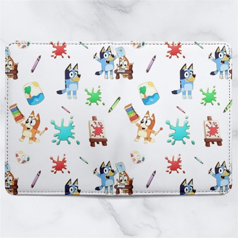 Bluey, Bluey merch, Bluey pattern, Bluey Bluey, bingo, Bluey design, bluey dog Microfiber PU Leather Passport Holder from ArtsNow.com Full