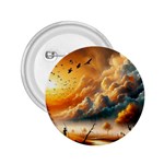 Nature Storm Painting 2.25  Buttons