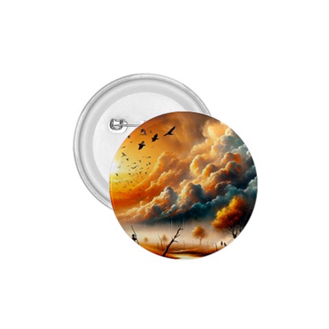 Nature Storm Painting 1.75  Buttons from ArtsNow.com Front
