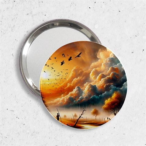 Nature Storm Painting 2.25  Handbag Mirrors from ArtsNow.com Front