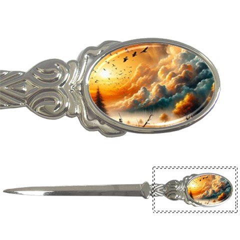 Nature Storm Painting Letter Opener from ArtsNow.com Front