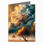Nature Storm Painting Greeting Card