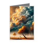 Nature Storm Painting Mini Greeting Card