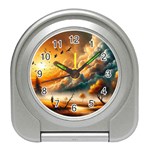 Nature Storm Painting Travel Alarm Clock