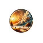 Nature Storm Painting Hat Clip Ball Marker (4 pack)