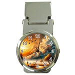 Nature Storm Painting Money Clip Watches