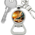 Nature Storm Painting Bottle Opener Key Chain