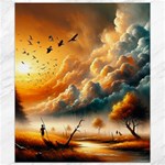 Nature Storm Painting Canvas 8  x 10 
