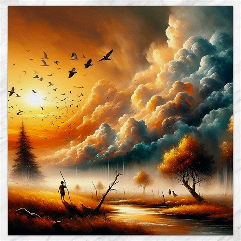 Nature Storm Painting Canvas 16  x 16  from ArtsNow.com 15.2 x15.41  Canvas - 1