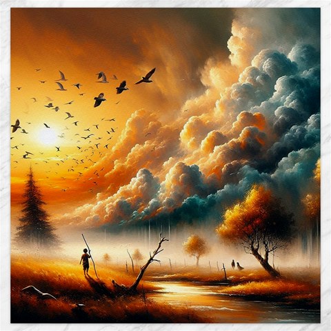 Nature Storm Painting Canvas 20  x 20  from ArtsNow.com 19 x19.27  Canvas - 1