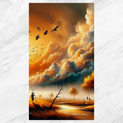 Nature Storm Painting Canvas 40  x 72  from ArtsNow.com 39.28 x69.23  Canvas - 1