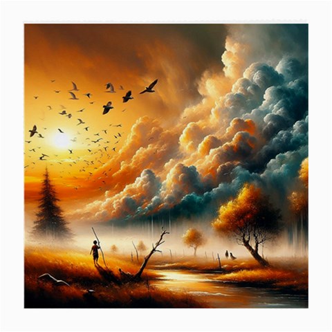 Nature Storm Painting Medium Glasses Cloth (2 Sides) from ArtsNow.com Front