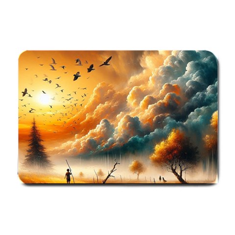 Nature Storm Painting Small Doormat from ArtsNow.com 24 x16  Door Mat