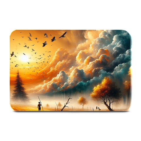 Nature Storm Painting Plate Mats from ArtsNow.com 18 x12  Plate Mat