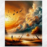 Nature Storm Painting Canvas 11  x 14 