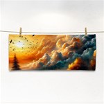 Nature Storm Painting Hand Towel